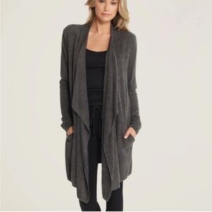 Barefoot Dreams Cardigan Womens Sz Small Med CozyChic Lite Island Wrap Soft Open